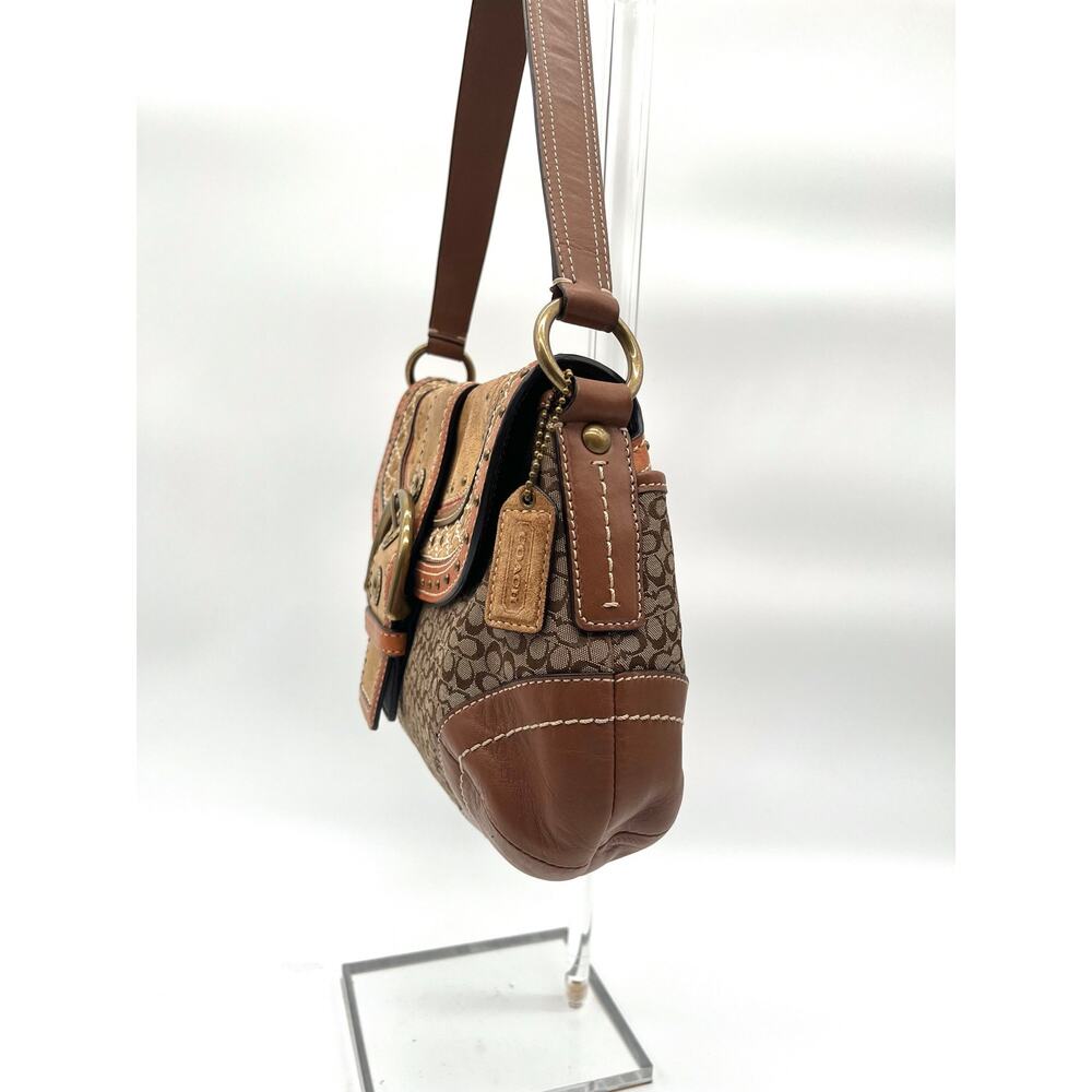 COACH SOHO Y2K Signature Studded Suede and Leather, Micro C, RARE - Picture 14 of 14